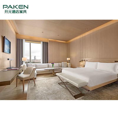 Muebles modernos del hotel del MDF del alto final brillante de PAKEN